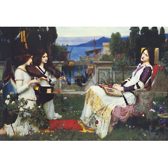 РЕПРОДУКЦИИ НА КАРТИНИ Света Сесилия (1895)